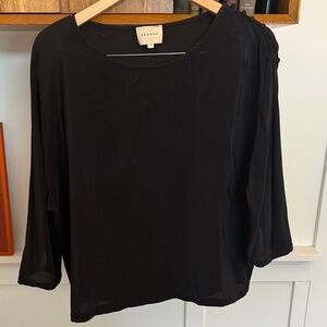 Sezane Black Women's blouse silk
